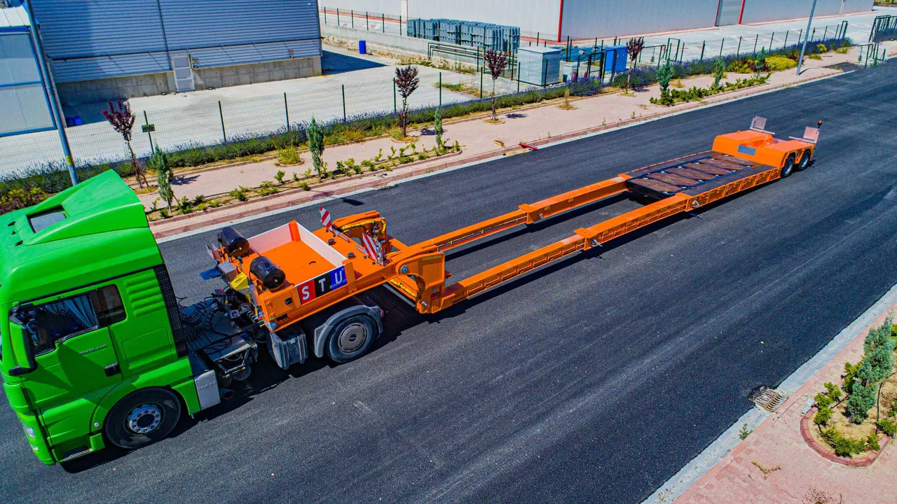 Extendable Platform for Long Transports — STU Trailers