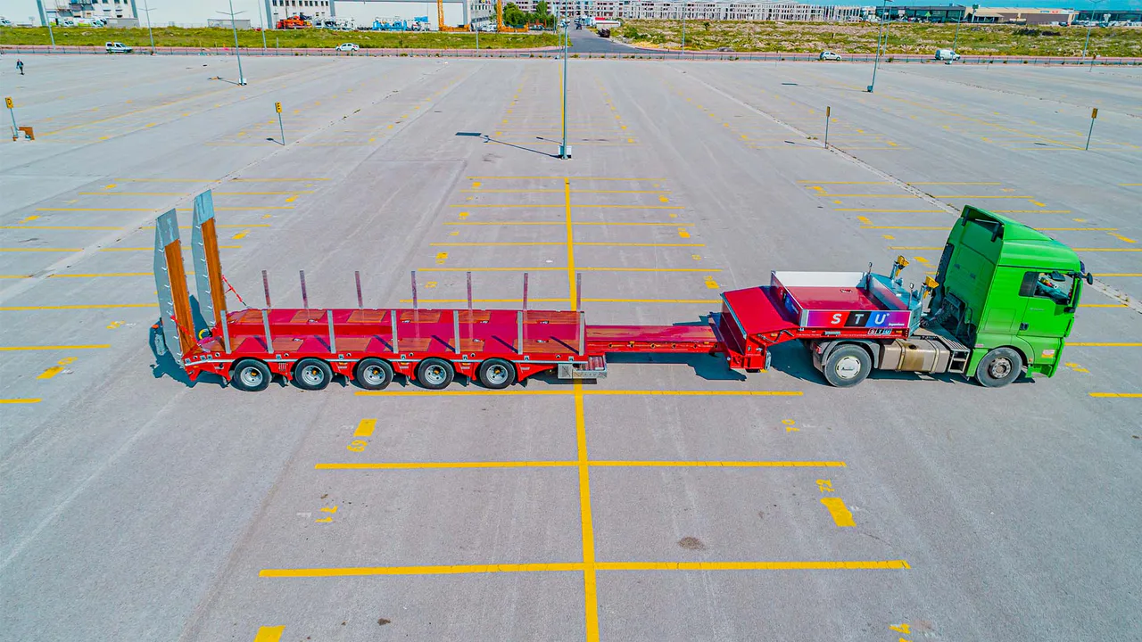 5 Axle Extendable Lowbed Trailer — STU Trailers