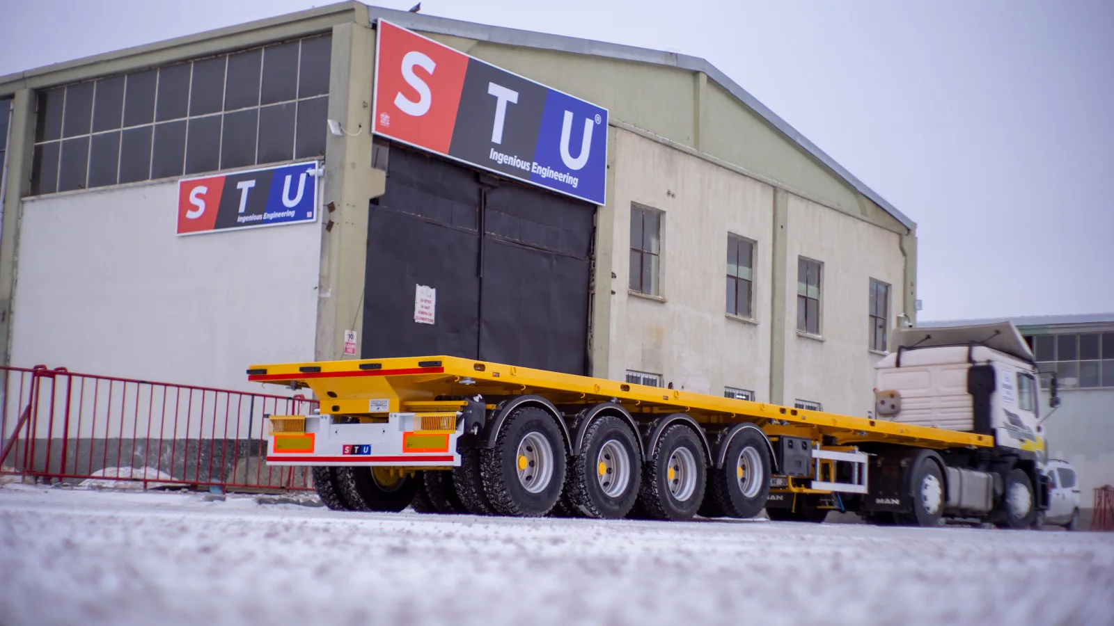 4 Axle Flatbed Trailer