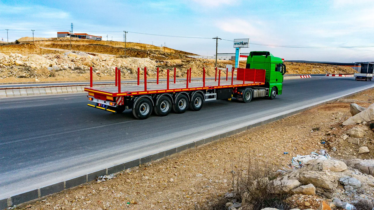 4 Axle Flatbed Trailer — STU Trailers
