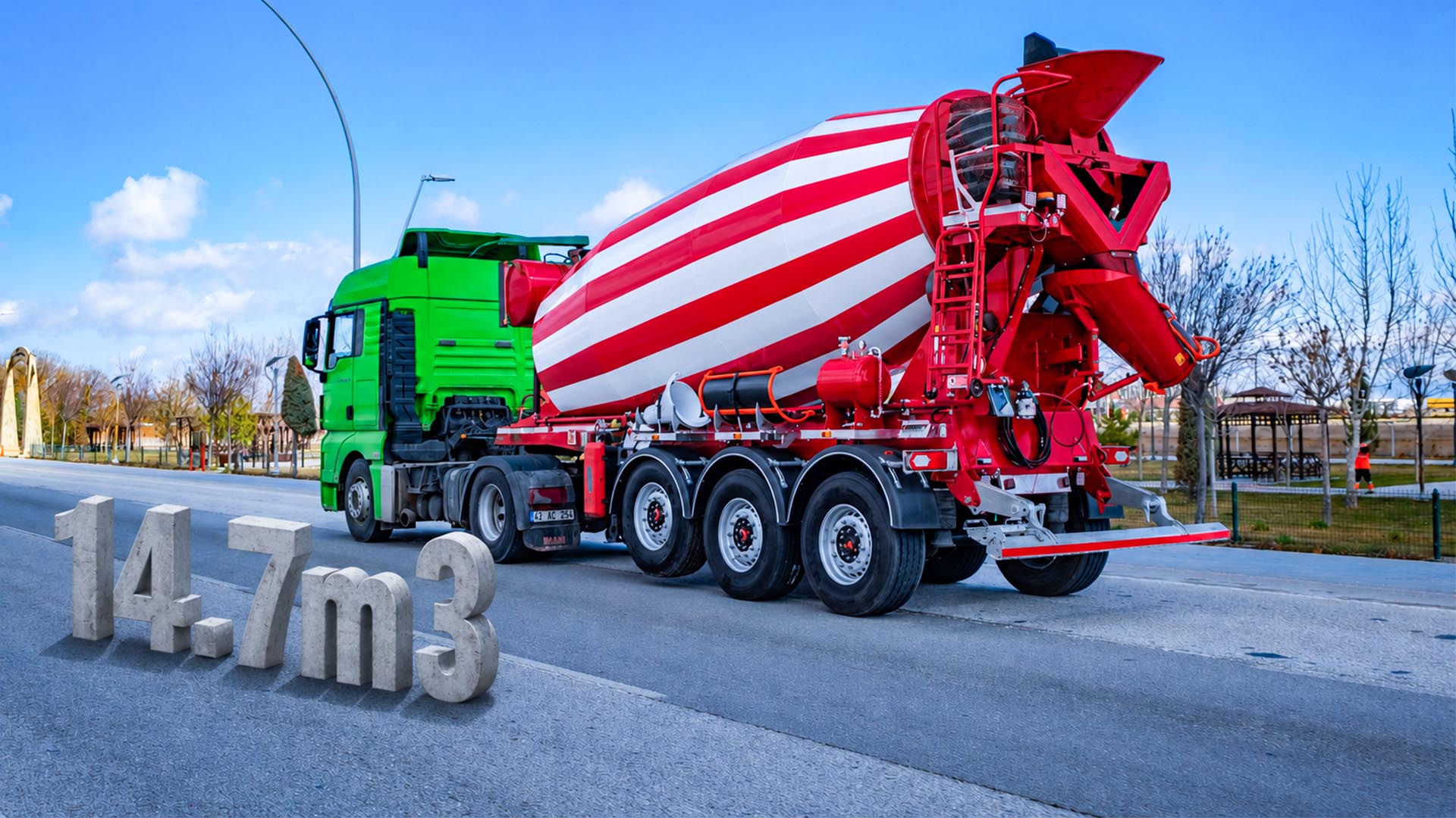 Concrete Mixer Trailers: Drum Volume, Legal Payload and Cost per m³